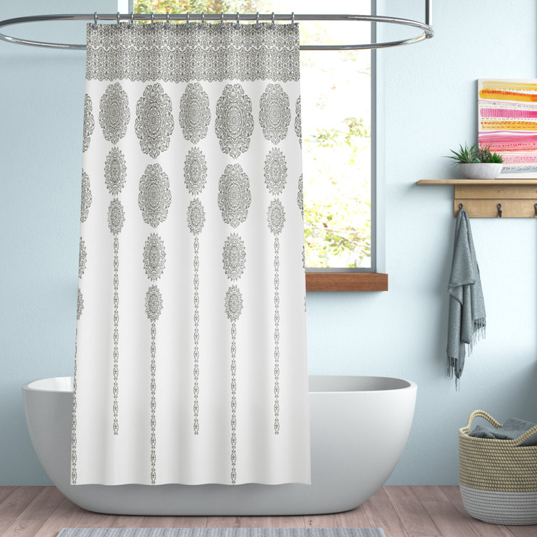 target geometric shower curtain